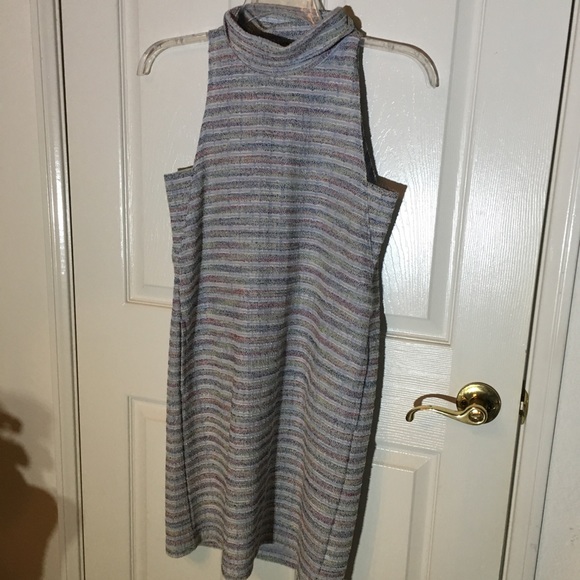 Akemi and Kin Multicolor Tunic Dress Anthropologie Striped Cotton Sleeveless XS - Picture 5 of 9